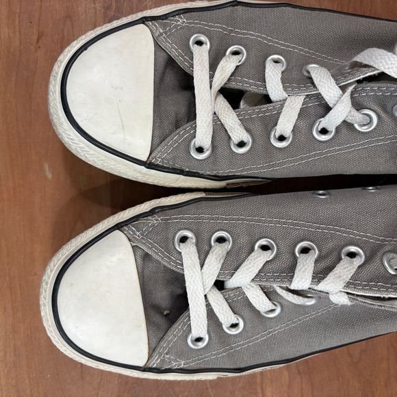 Converse Chuck Taylor All Star Gray Low Top Canvas Sneakers size Mens 7 Womens 9 - Picture 5 of 13